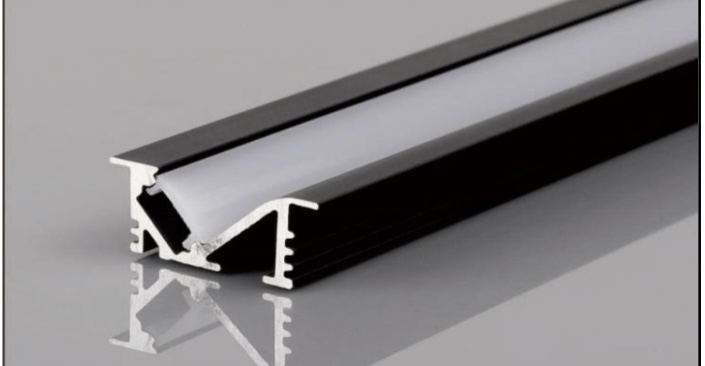 پروفیل توکار کمد و‌کابینت نور مورب وارداتی MF-333